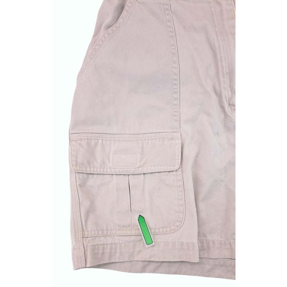 Vintage Marsh Landing Petite Khaki Cargo Shorts Women Size 6P Tan 6 Pockets - Picture 7 of 8